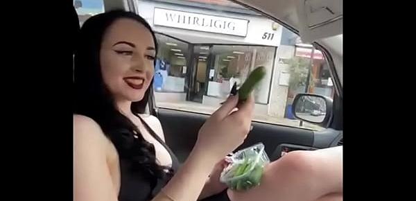  Want to see what I do with cucumbers in public